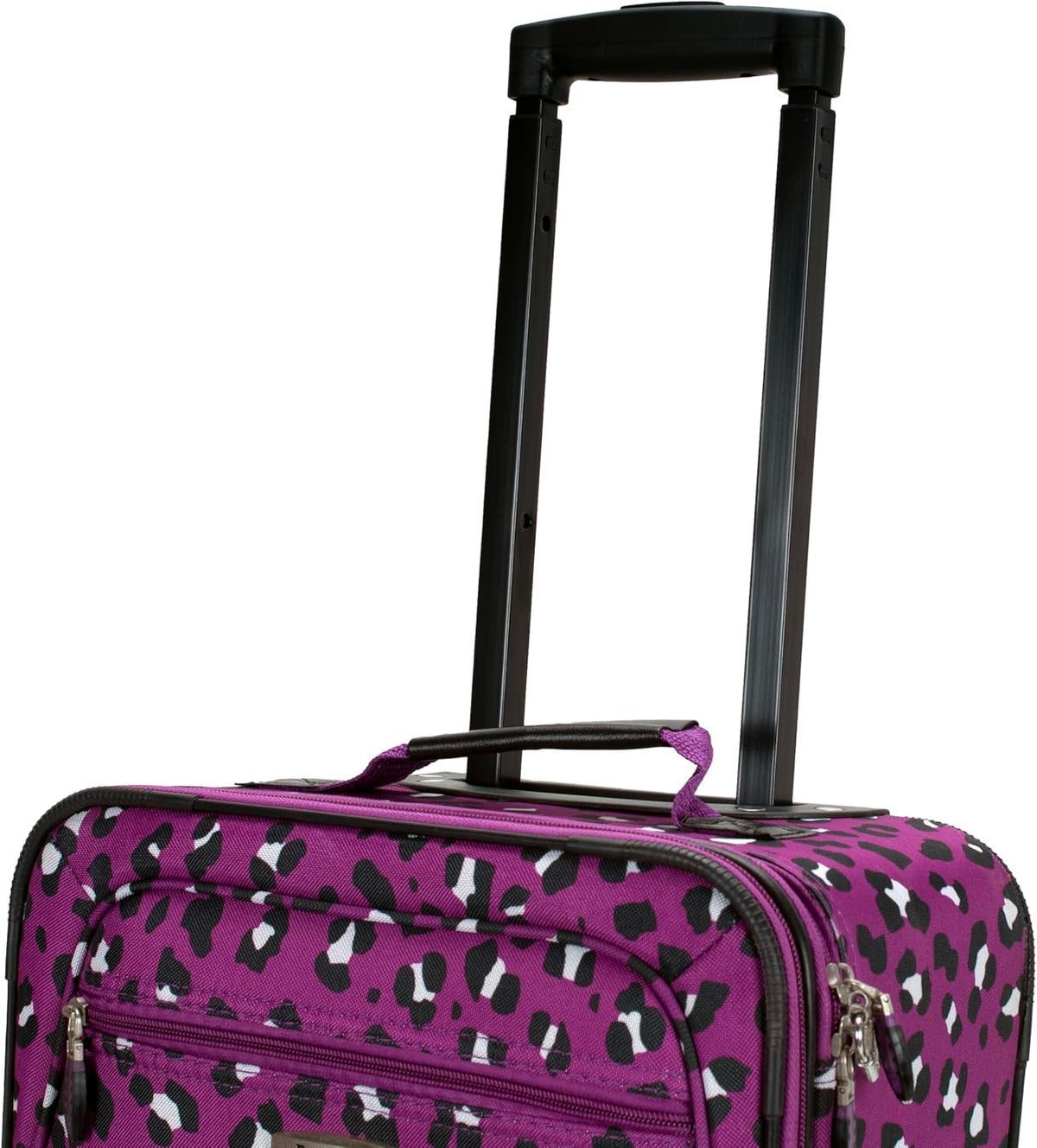 Fashion Softside Upright Luggage Set, Expandable, Wheel, Telescopic Handle,Turquoise, (14/19) - Colors A