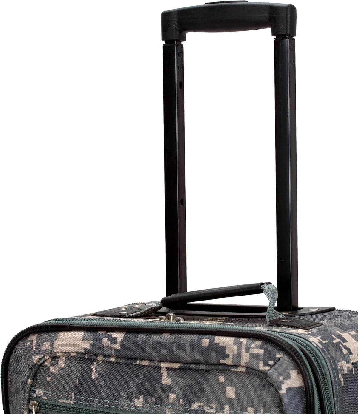 Fashion Softside Upright Luggage Set, Expandable, Wheel, Telescopic Handle,Turquoise, (14/19) - Colors A