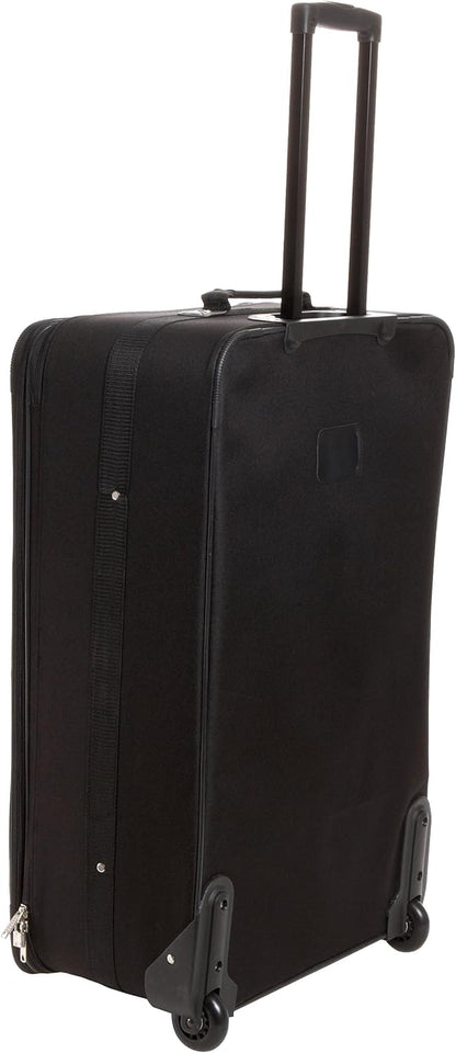 Fashion Softside Upright Luggage Set, Expandable, Wheel, Telescopic Handle,Turquoise, (14/19) - Colors A