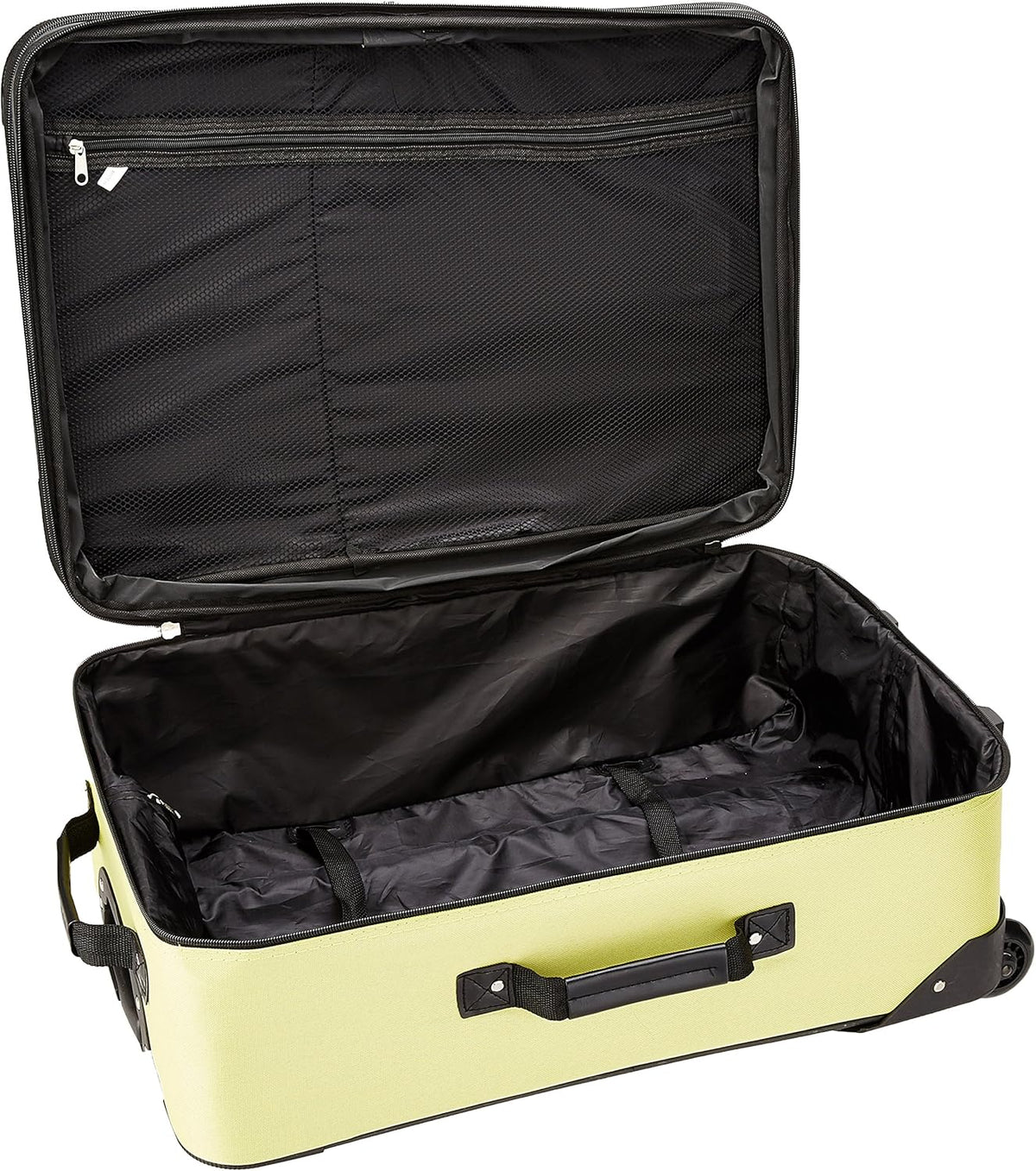 Fashion Softside Upright Luggage Set, Expandable, Wheel, Telescopic Handle,Turquoise, (14/19) - Colors A