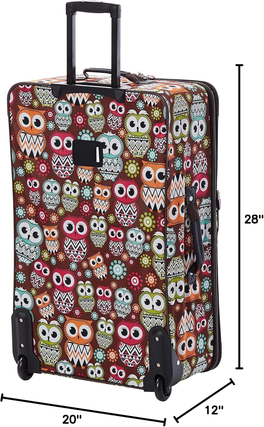 Fashion Softside Upright Luggage Set, Expandable, Wheel, Telescopic Handle,Turquoise, (14/19) - Colors A
