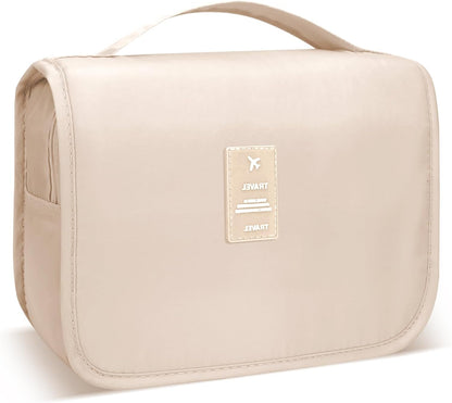Portable Hanging Toiletry Bag for Travel, Small Multifunctional Makeup Cosmetic Bag for Women, Waterproof Travel Toiletries Organizer, Shower Bathroom Pouch with Hook for Gym, Business Trips