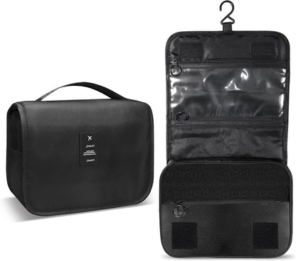 Portable Hanging Toiletry Bag for Travel, Small Multifunctional Makeup Cosmetic Bag for Women, Waterproof Travel Toiletries Organizer, Shower Bathroom Pouch with Hook for Gym, Business Trips