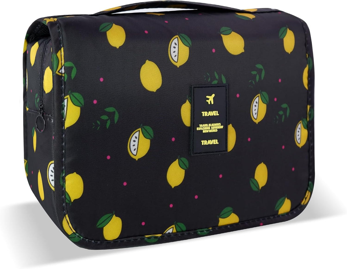 Portable Hanging Toiletry Bag for Travel, Small Multifunctional Makeup Cosmetic Bag for Women, Waterproof Travel Toiletries Organizer, Shower Bathroom Pouch with Hook for Gym, Business Trips