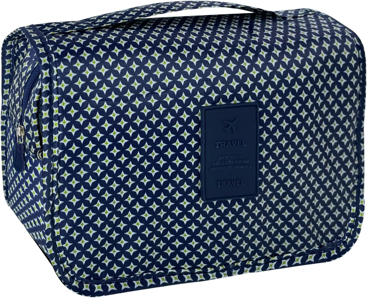 Portable Hanging Toiletry Bag for Travel, Small Multifunctional Makeup Cosmetic Bag for Women, Waterproof Travel Toiletries Organizer, Shower Bathroom Pouch with Hook for Gym, Business Trips