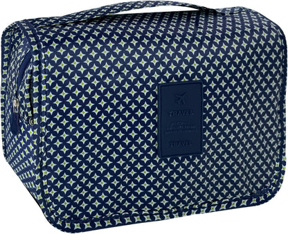 Portable Hanging Toiletry Bag for Travel, Small Multifunctional Makeup Cosmetic Bag for Women, Waterproof Travel Toiletries Organizer, Shower Bathroom Pouch with Hook for Gym, Business Trips