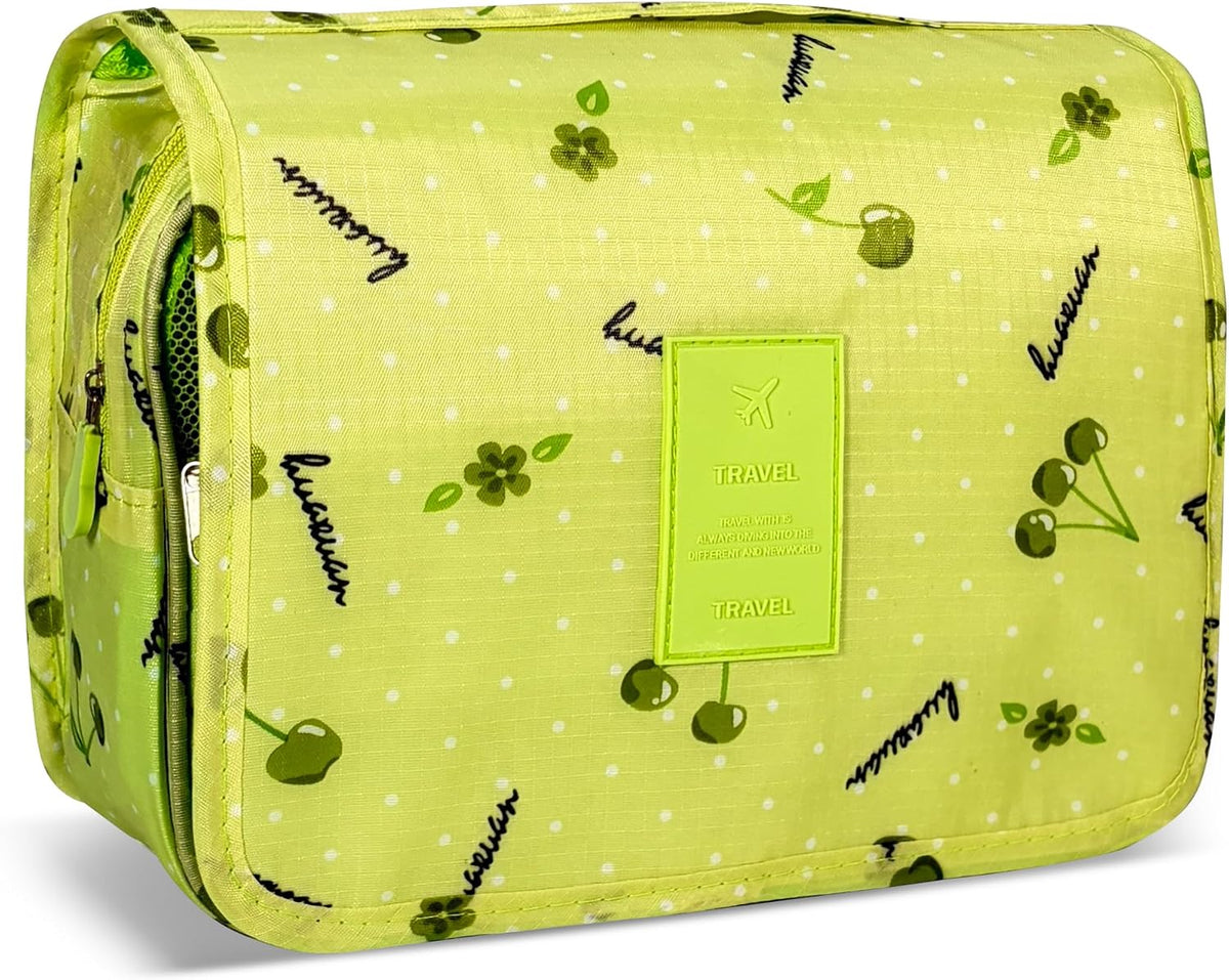 Portable Hanging Toiletry Bag for Travel, Small Multifunctional Makeup Cosmetic Bag for Women, Waterproof Travel Toiletries Organizer, Shower Bathroom Pouch with Hook for Gym, Business Trips