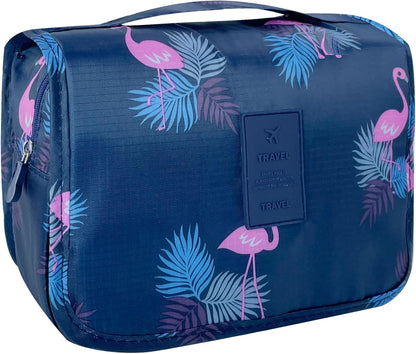 Portable Hanging Toiletry Bag for Travel, Small Multifunctional Makeup Cosmetic Bag for Women, Waterproof Travel Toiletries Organizer, Shower Bathroom Pouch with Hook for Gym, Business Trips
