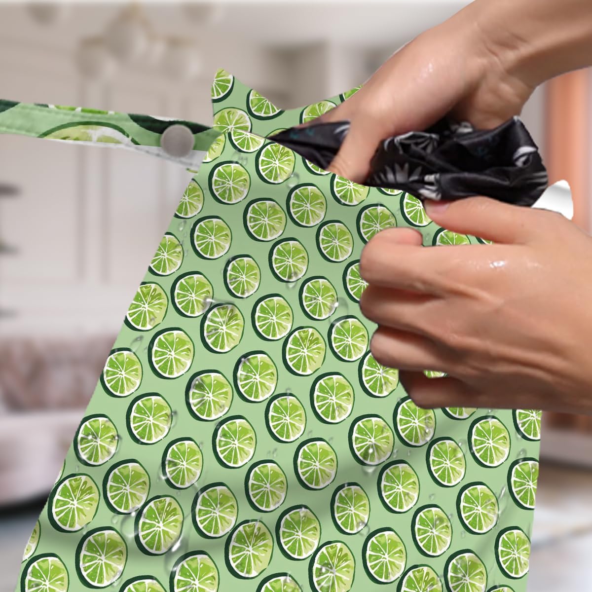 4 Pack Cute Fruit Wet Bag Waterproof Washable Reusable Wet Dry Bag for Swimsuit Dirty Clothes Cloth Diaper Travel Beach Pool Yoga Gym Toiletries Travel Beach Essentials Banana Strawberry Orange