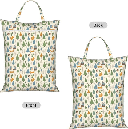 Animals Travel Laundry Bag Washable Waterproof Wet Bag Dirty Clothes Bag For Travel, Gym, Swimming Pool - Colors A