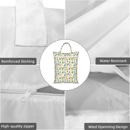 Animals Travel Laundry Bag Washable Waterproof Wet Bag Dirty Clothes Bag For Travel, Gym, Swimming Pool - Colors A