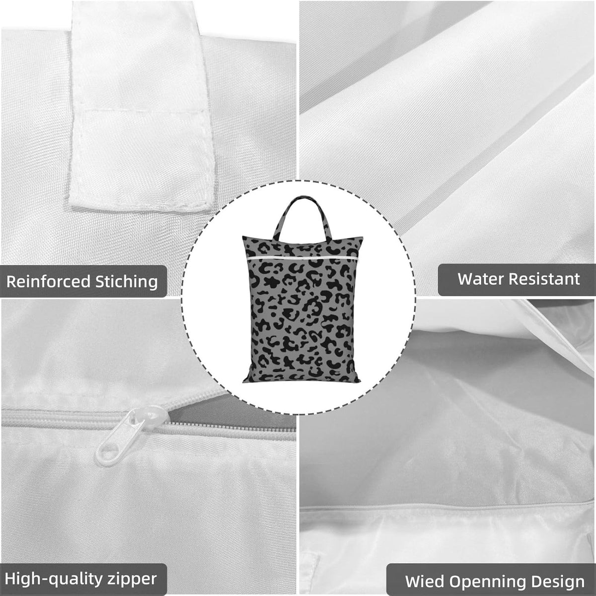 Animals Travel Laundry Bag Washable Waterproof Wet Bag Dirty Clothes Bag For Travel, Gym, Swimming Pool - Colors A
