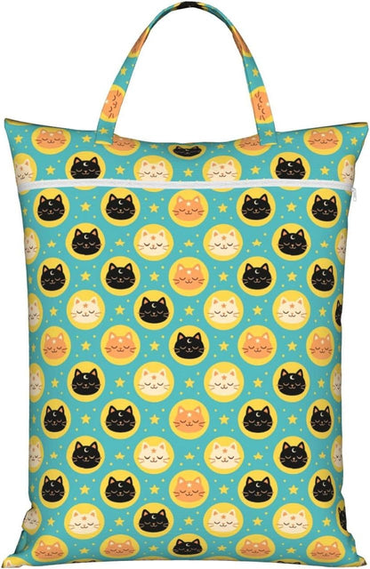 Animals Travel Laundry Bag Washable Waterproof Wet Bag Dirty Clothes Bag For Travel, Gym, Swimming Pool - Colors A