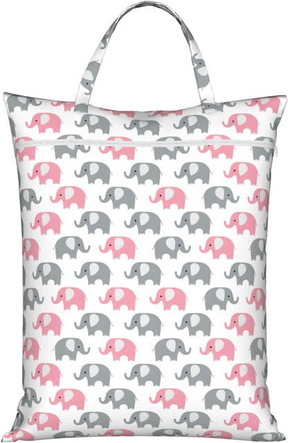 Animals Travel Laundry Bag Washable Waterproof Wet Bag Dirty Clothes Bag For Travel, Gym, Swimming Pool - Colors A