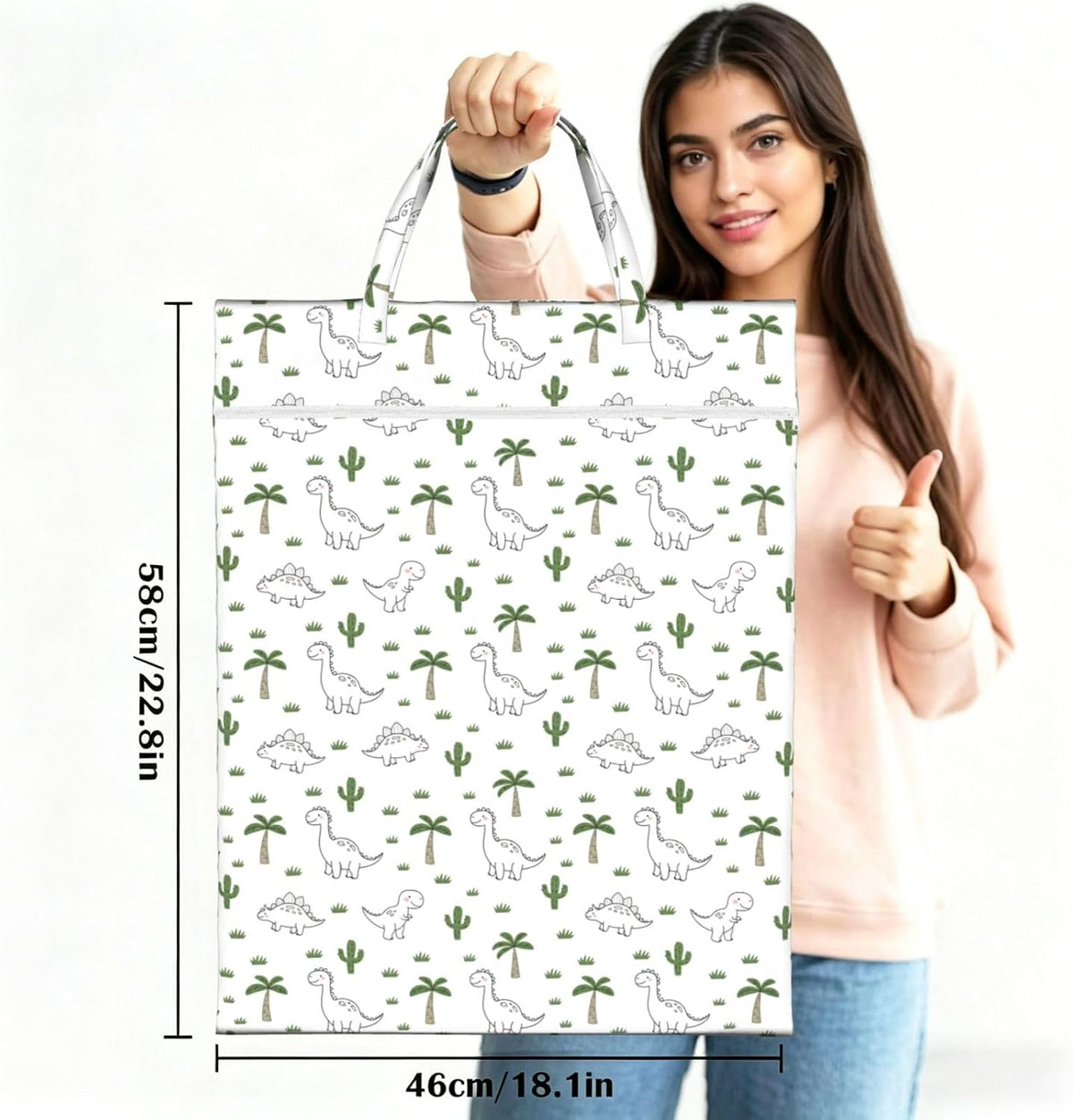 Animals Travel Laundry Bag Washable Waterproof Wet Bag Dirty Clothes Bag For Travel, Gym, Swimming Pool - Colors A