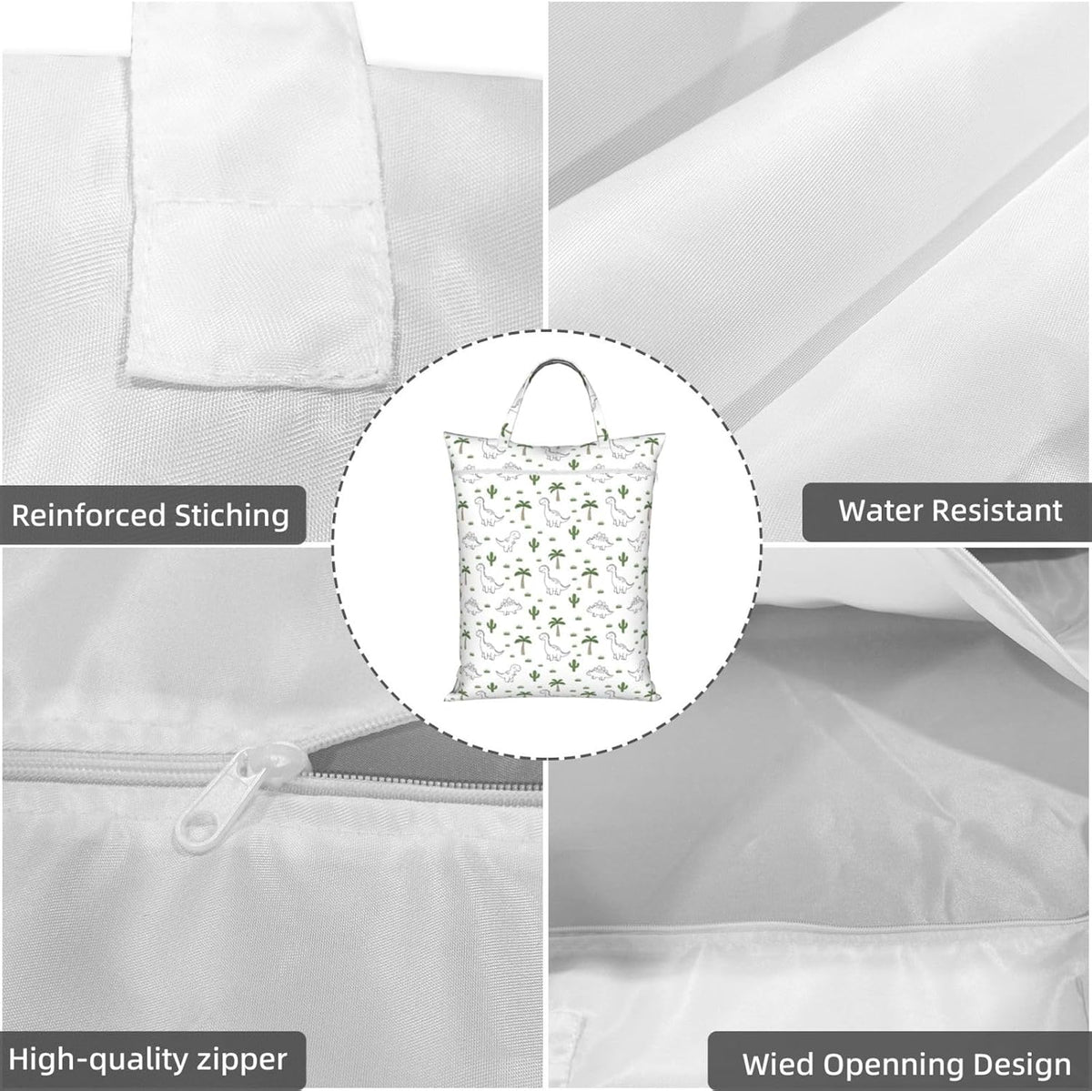 Animals Travel Laundry Bag Washable Waterproof Wet Bag Dirty Clothes Bag For Travel, Gym, Swimming Pool - Colors A