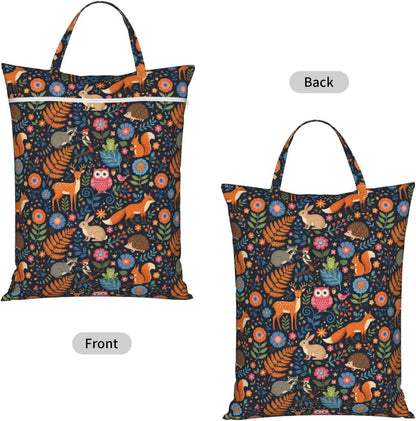 Animals Travel Laundry Bag Washable Waterproof Wet Bag Dirty Clothes Bag For Travel, Gym, Swimming Pool - Colors A