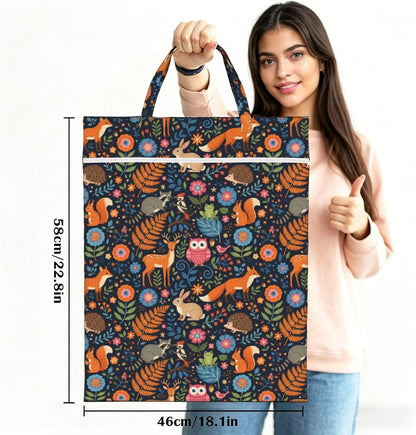 Animals Travel Laundry Bag Washable Waterproof Wet Bag Dirty Clothes Bag For Travel, Gym, Swimming Pool - Colors A