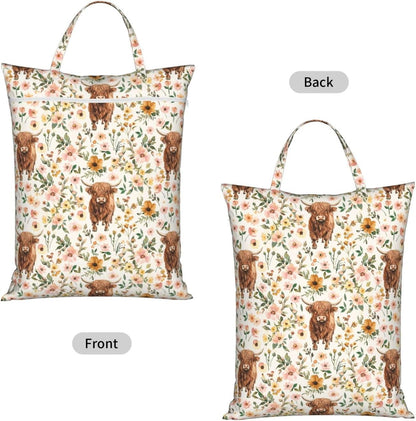 Animals Travel Laundry Bag Washable Waterproof Wet Bag Dirty Clothes Bag For Travel, Gym, Swimming Pool - Colors A