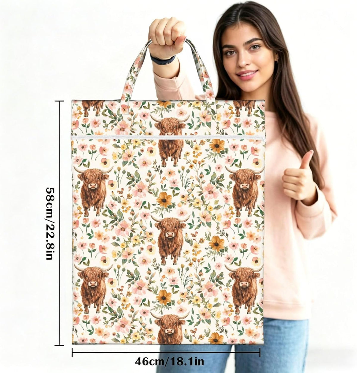 Animals Travel Laundry Bag Washable Waterproof Wet Bag Dirty Clothes Bag For Travel, Gym, Swimming Pool - Colors A