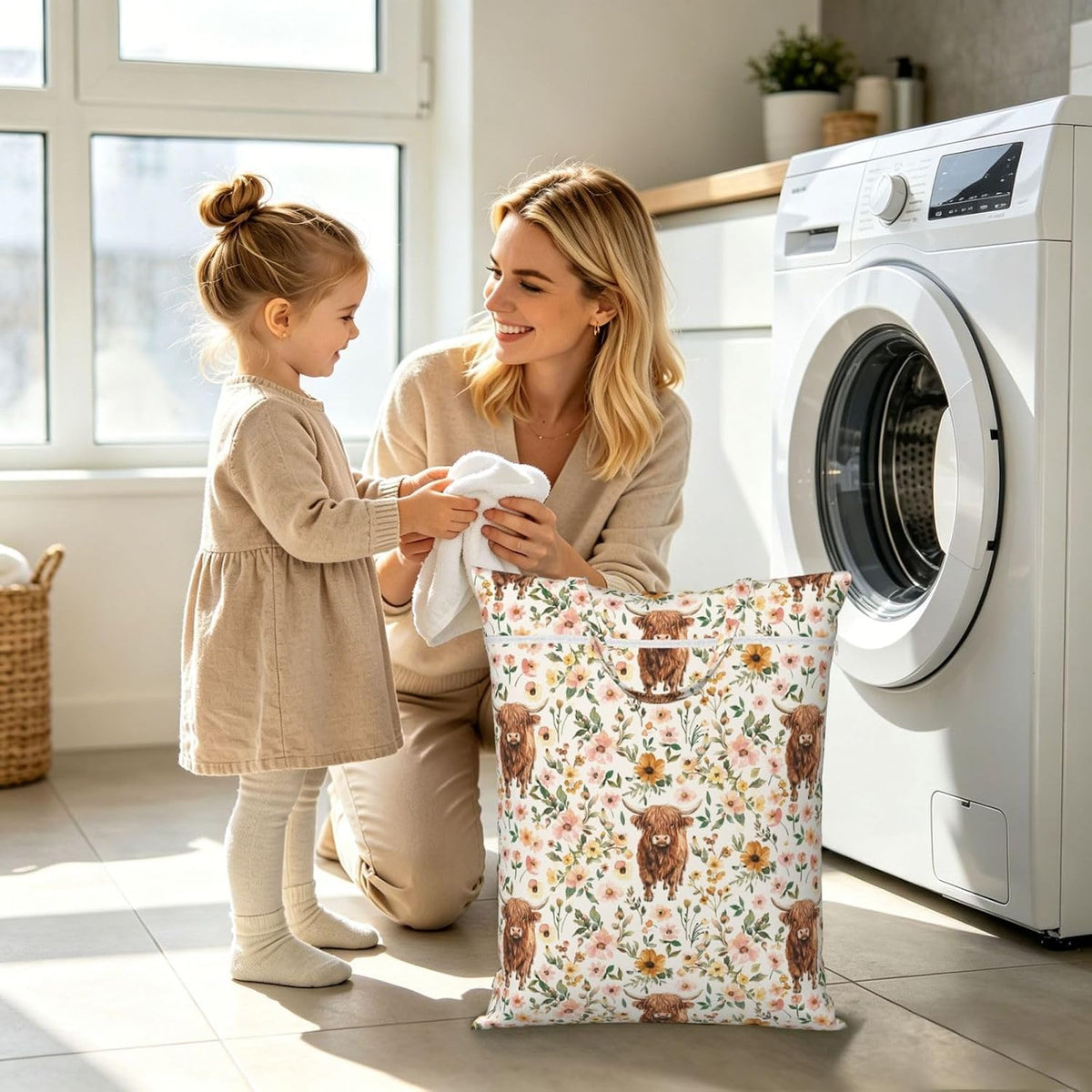 Animals Travel Laundry Bag Washable Waterproof Wet Bag Dirty Clothes Bag For Travel, Gym, Swimming Pool - Colors A