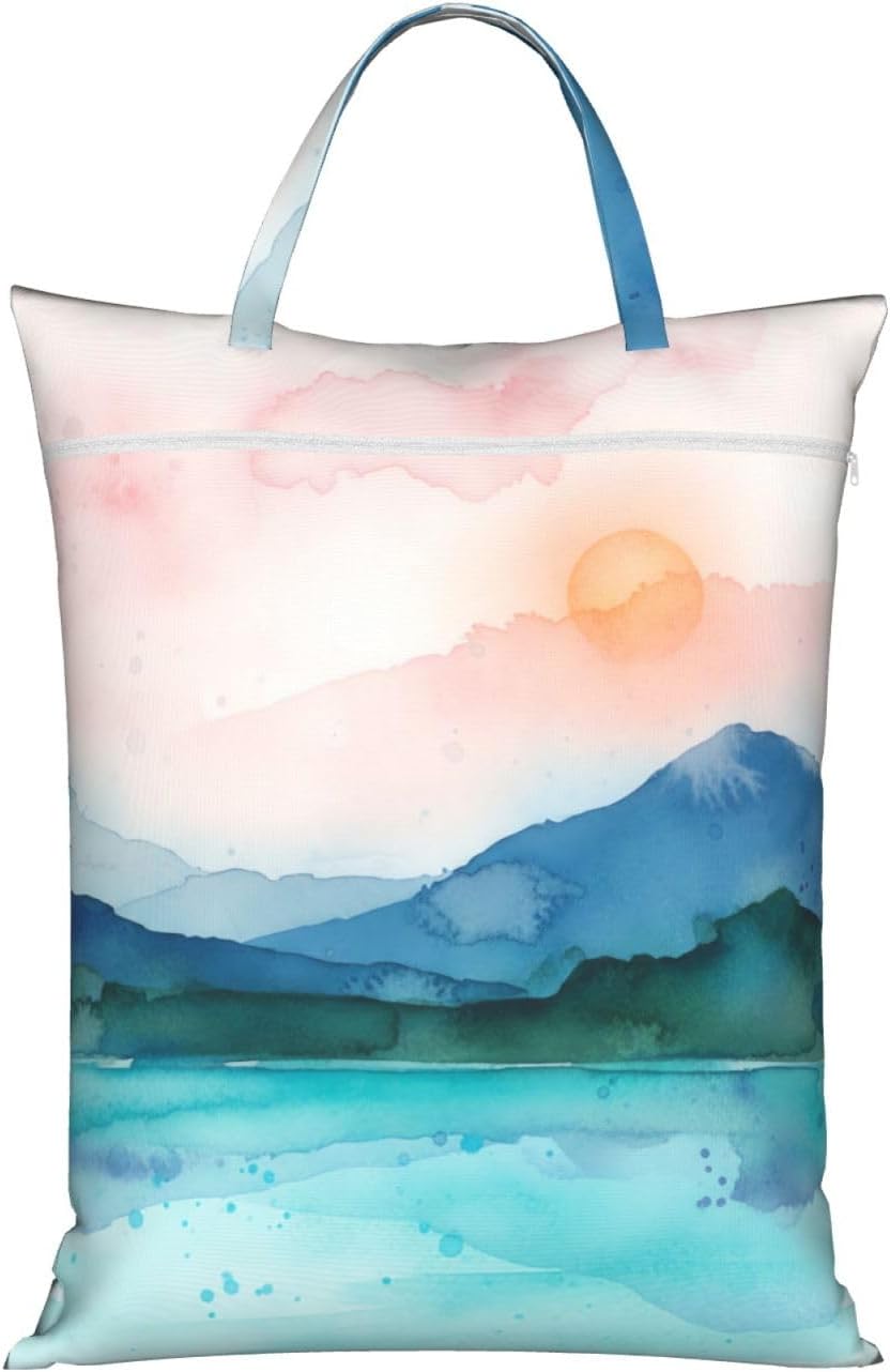 Animals Travel Laundry Bag Washable Waterproof Wet Bag Dirty Clothes Bag For Travel, Gym, Swimming Pool - Colors A