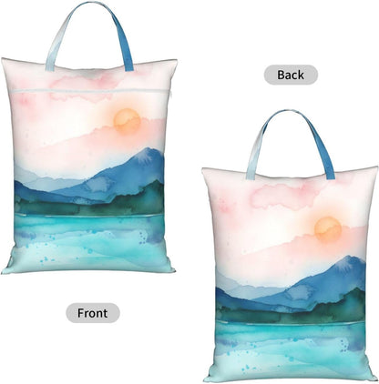 Animals Travel Laundry Bag Washable Waterproof Wet Bag Dirty Clothes Bag For Travel, Gym, Swimming Pool - Colors A