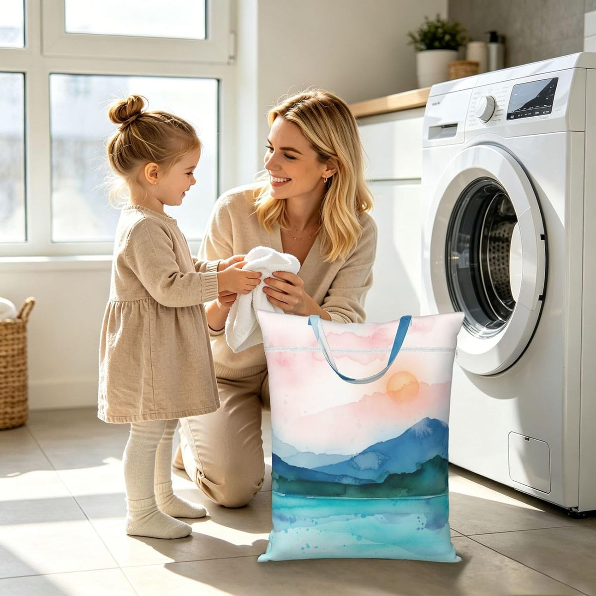 Animals Travel Laundry Bag Washable Waterproof Wet Bag Dirty Clothes Bag For Travel, Gym, Swimming Pool - Colors A