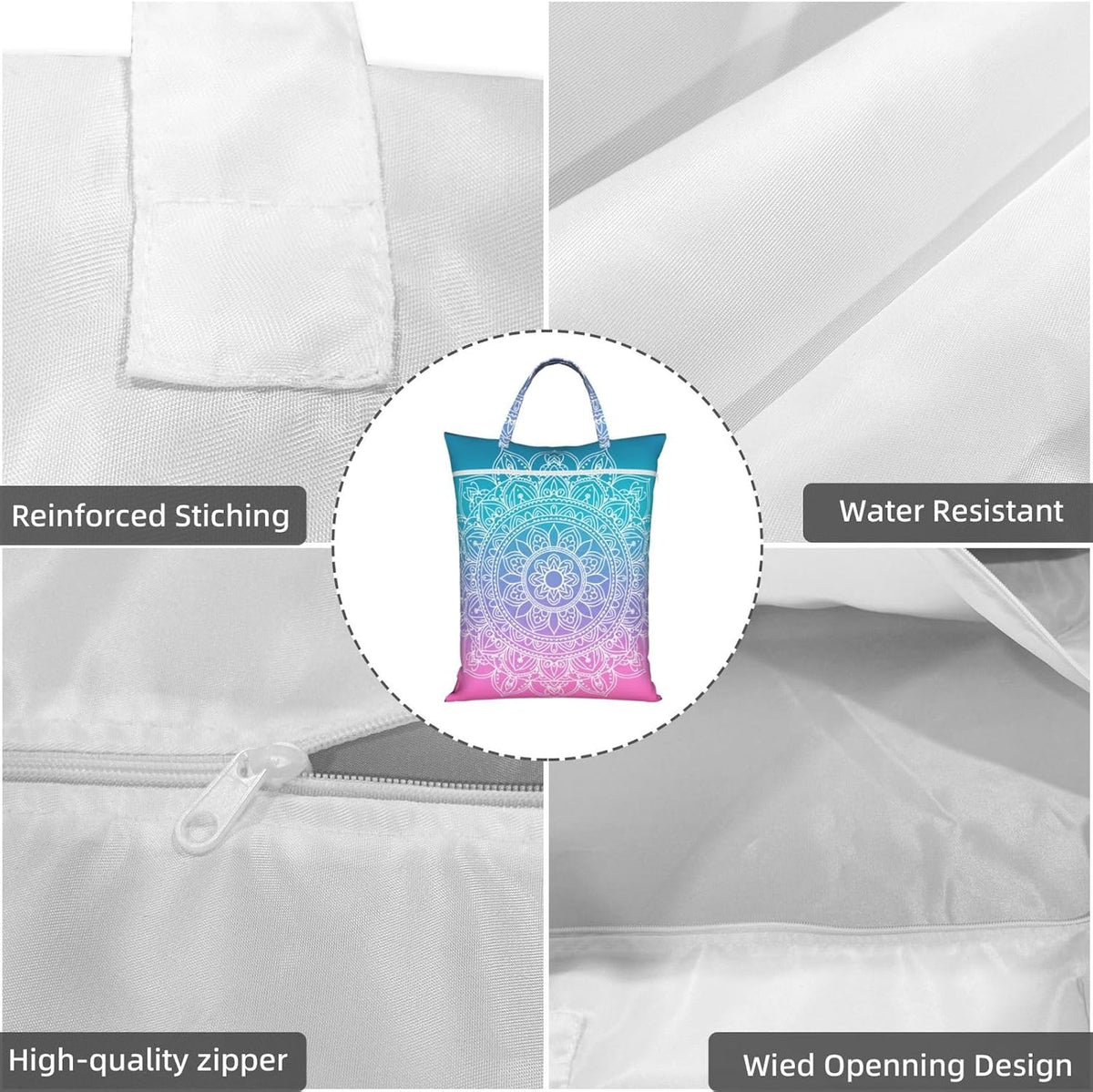 Animals Travel Laundry Bag Washable Waterproof Wet Bag Dirty Clothes Bag For Travel, Gym, Swimming Pool - Colors A