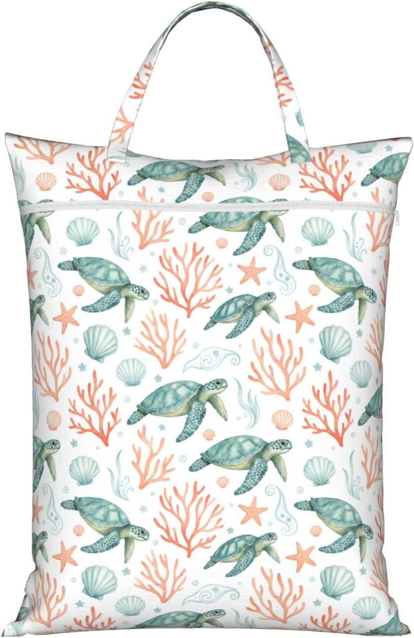 Animals Travel Laundry Bag Washable Waterproof Wet Bag Dirty Clothes Bag For Travel, Gym, Swimming Pool - Colors A