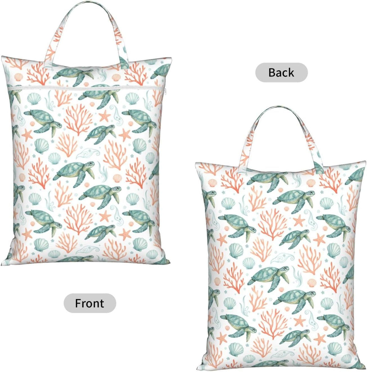 Animals Travel Laundry Bag Washable Waterproof Wet Bag Dirty Clothes Bag For Travel, Gym, Swimming Pool - Colors A