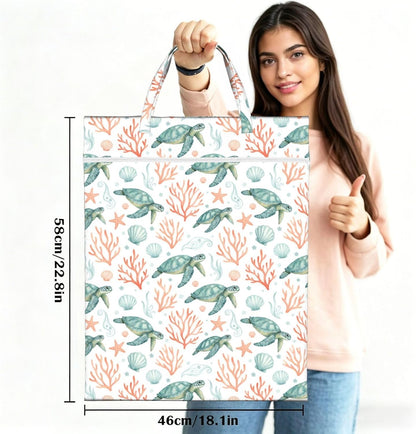 Animals Travel Laundry Bag Washable Waterproof Wet Bag Dirty Clothes Bag For Travel, Gym, Swimming Pool - Colors A