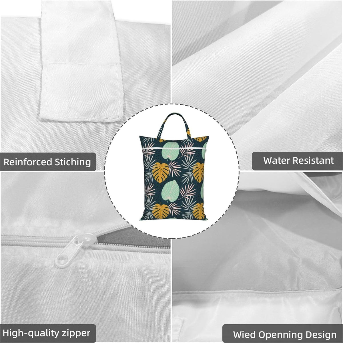 Animals Travel Laundry Bag Washable Waterproof Wet Bag Dirty Clothes Bag For Travel, Gym, Swimming Pool - Colors A