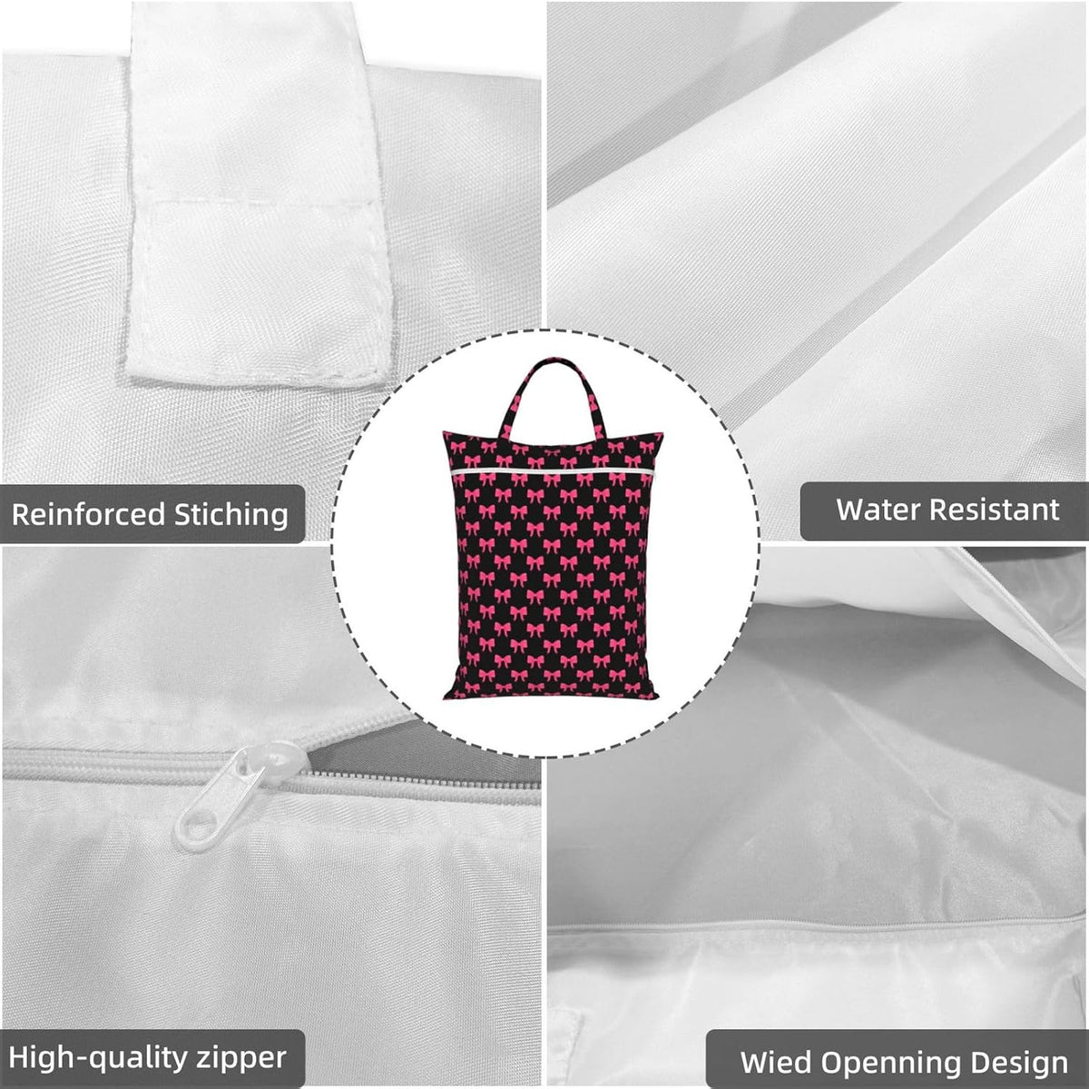 Animals Travel Laundry Bag Washable Waterproof Wet Bag Dirty Clothes Bag For Travel, Gym, Swimming Pool - Colors A