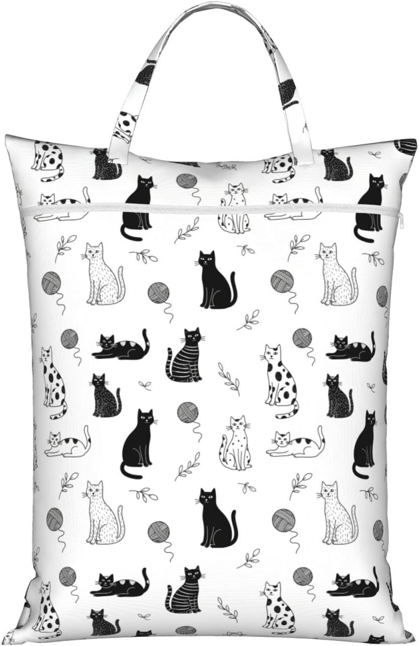 Animals Travel Laundry Bag Washable Waterproof Wet Bag Dirty Clothes Bag For Travel, Gym, Swimming Pool - Colors A
