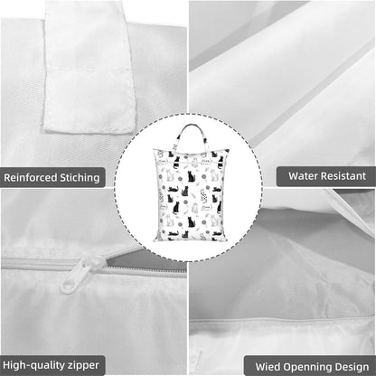 Animals Travel Laundry Bag Washable Waterproof Wet Bag Dirty Clothes Bag For Travel, Gym, Swimming Pool - Colors A