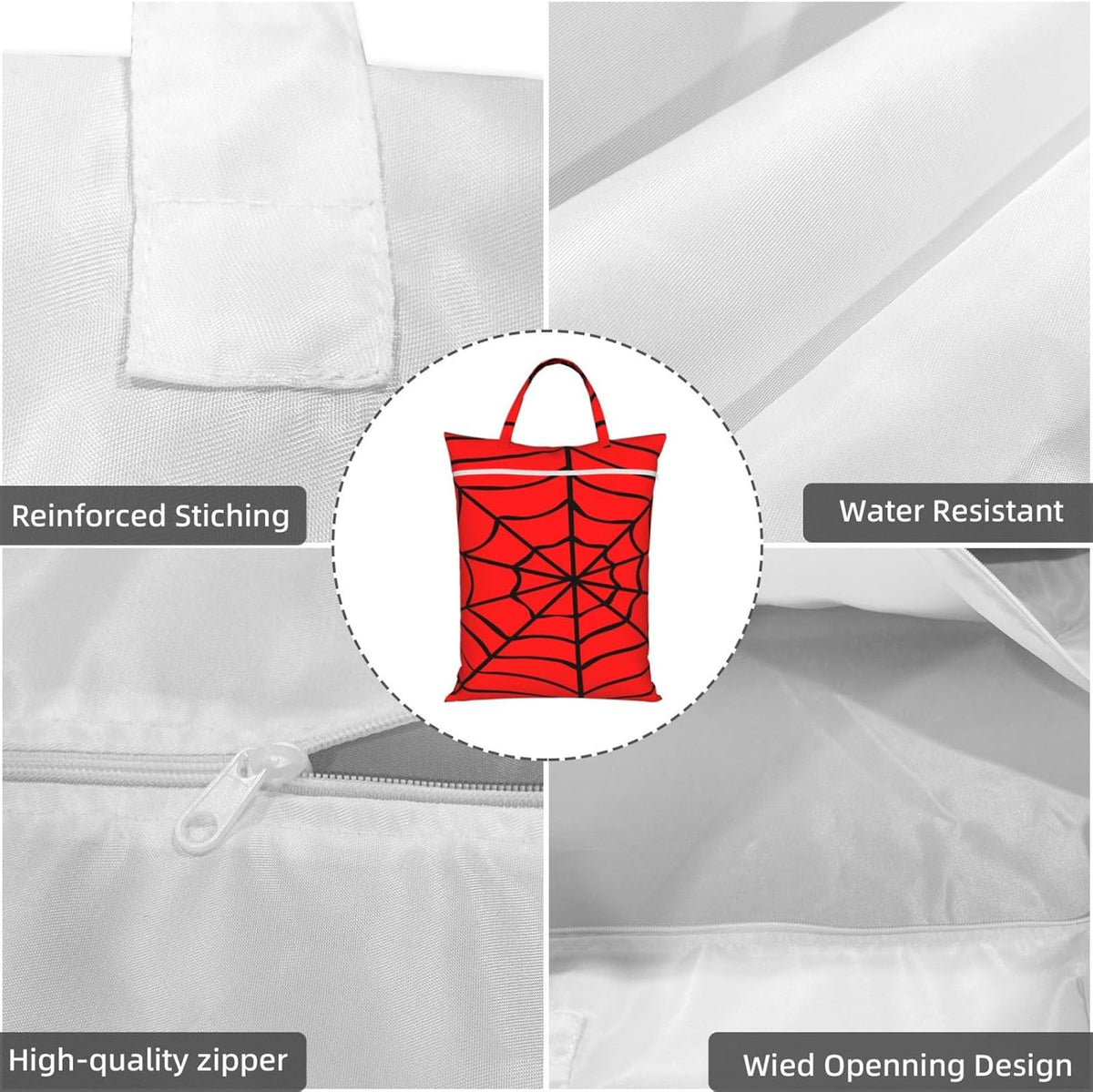 Animals Travel Laundry Bag Washable Waterproof Wet Bag Dirty Clothes Bag For Travel, Gym, Swimming Pool - Colors A