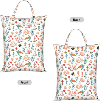 Animals Travel Laundry Bag Washable Waterproof Wet Bag Dirty Clothes Bag For Travel, Gym, Swimming Pool - Colors A