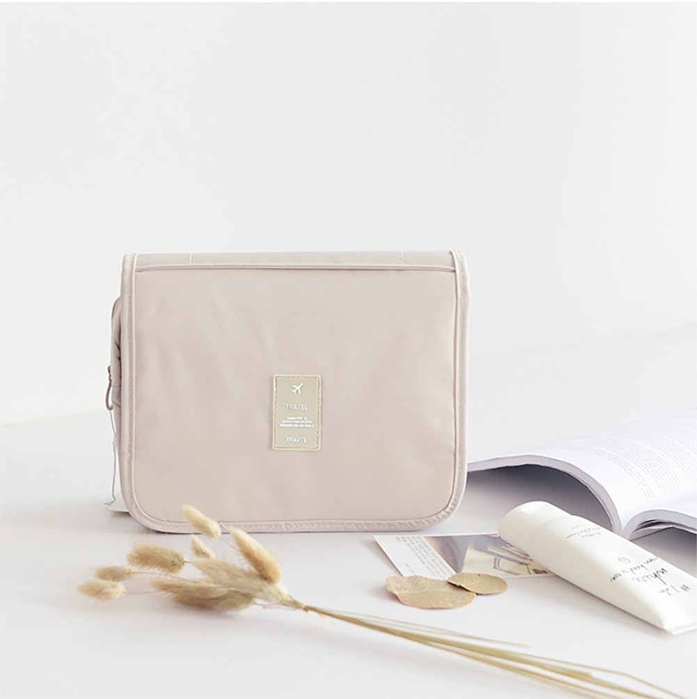 Hanging Toiletry Bag - Large Cosmetic Makeup Travel Organizer for Men & Women with Sturdy Hook