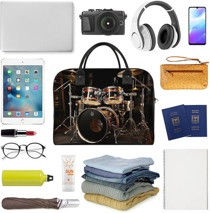 Green Sea Blue Seaweed Nylon Tote Bag Large Capacity Carry On Handbag Luggage Sleeve Laptop Compartment for Work Travel