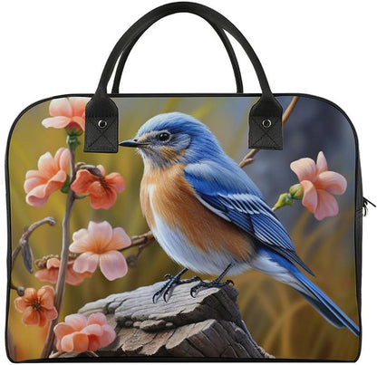 Green Sea Blue Seaweed Nylon Tote Bag Large Capacity Carry On Handbag Luggage Sleeve Laptop Compartment for Work Travel