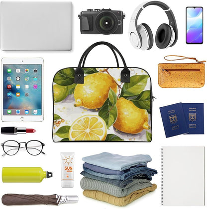 Butterfly Night Nylon Tote Bag Large Capacity Carry On Handbag Luggage Sleeve Laptop Compartment for Work Travel