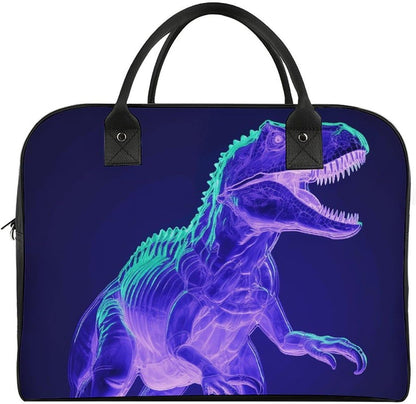Butterfly Night Nylon Tote Bag Large Capacity Carry On Handbag Luggage Sleeve Laptop Compartment for Work Travel