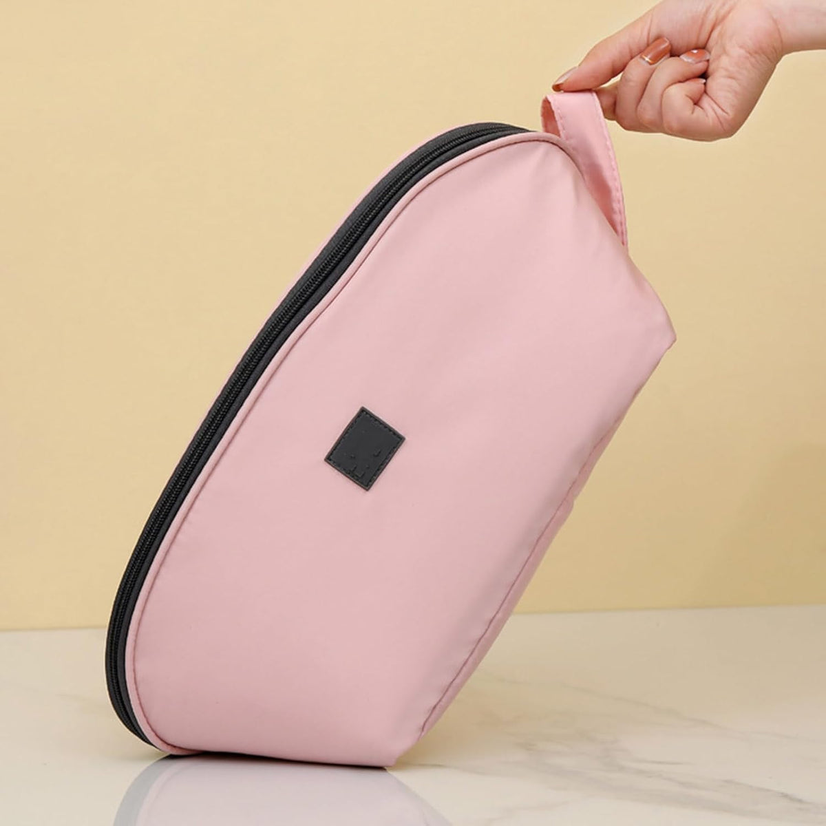 Bra Storage Bag Large Capacity | Keeps Bras in Shape on the Go | Travel Underwear Organizer with Separate Compartments | Luxurious Polyester Fabric, Lightweight for Carry - On