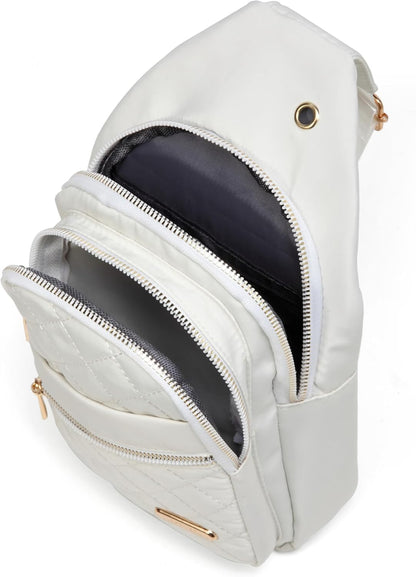 AOSTIHOT Small Sling Backpack Crossbody Sling Bag for Women Men, Casual Chest Daypack Cross Body