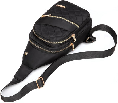 AOSTIHOT Small Sling Backpack Crossbody Sling Bag for Women Men, Casual Chest Daypack Cross Body