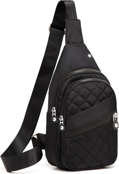 AOSTIHOT Small Sling Backpack Crossbody Sling Bag for Women Men, Casual Chest Daypack Cross Body