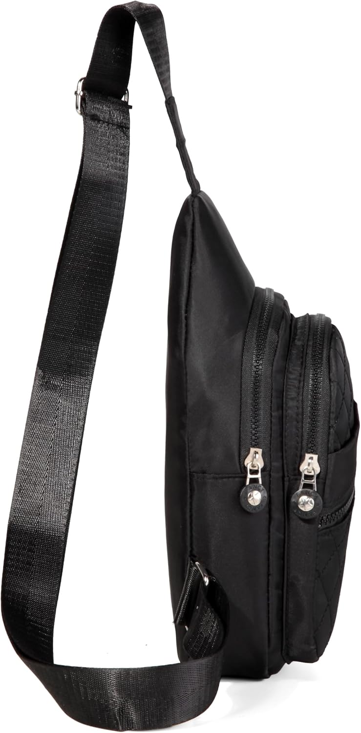 AOSTIHOT Small Sling Backpack Crossbody Sling Bag for Women Men, Casual Chest Daypack Cross Body