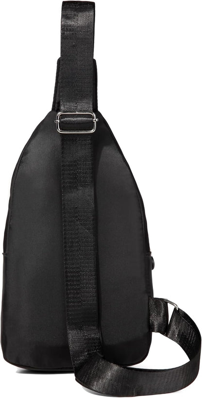 AOSTIHOT Small Sling Backpack Crossbody Sling Bag for Women Men, Casual Chest Daypack Cross Body