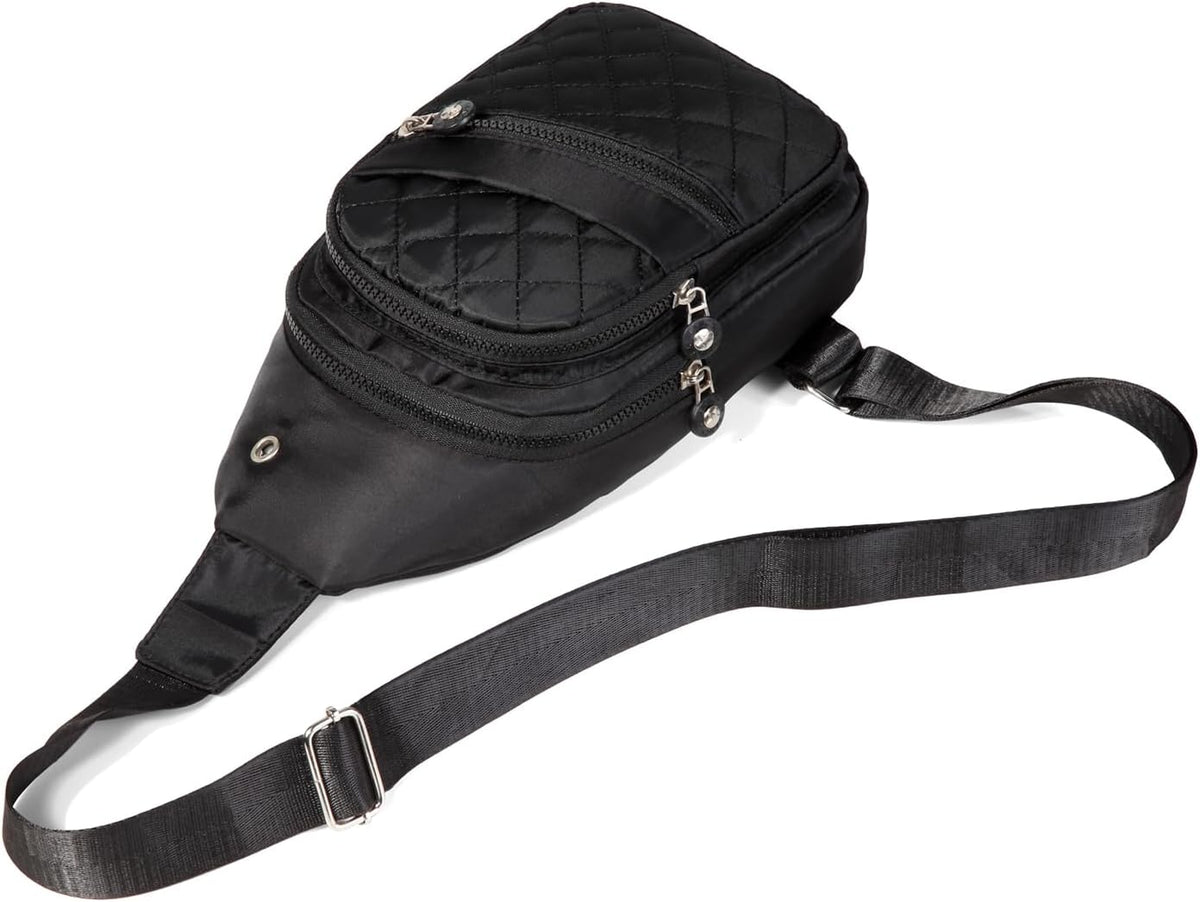AOSTIHOT Small Sling Backpack Crossbody Sling Bag for Women Men, Casual Chest Daypack Cross Body